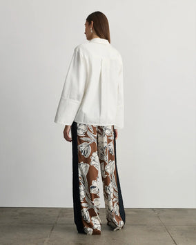 LALLY TOP- CHALK CHALK