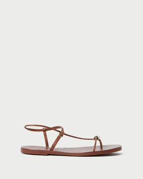 LARA STRAPPY FLAT SANDAL WITH BALL