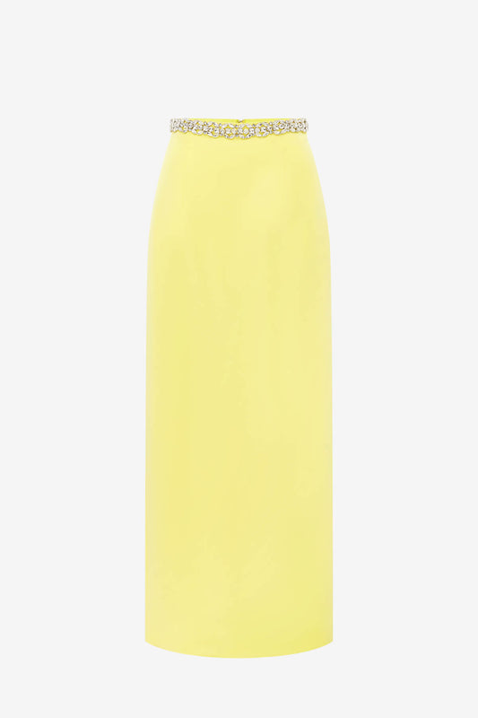 KYRA EMBELLISHED MAXI SKIRT