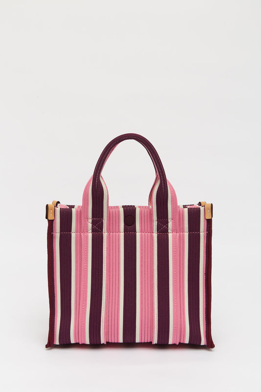RIALTO SMALL TOTE BAG- FIG/PLUMERIA