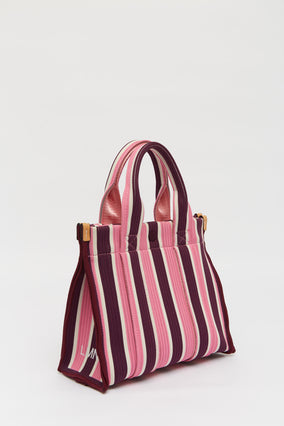 RIALTO SMALL TOTE BAG- FIG/PLUMERIA