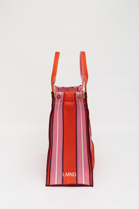 RIALTO LARGE TOTE BAG- MANDARINA/PLUMERIA