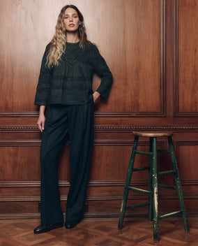 THE LATTICE LACE VICTORIAN TOP