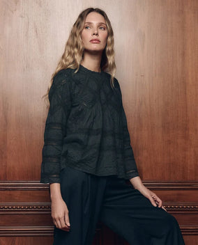 THE LATTICE LACE VICTORIAN TOP