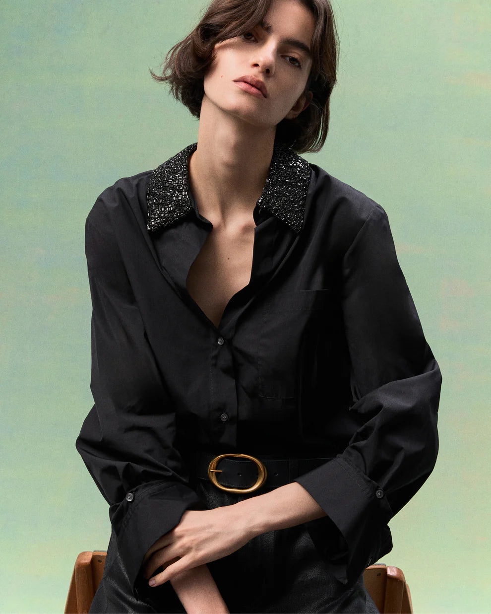 DUDE WITH CRYSTAL COLLAR