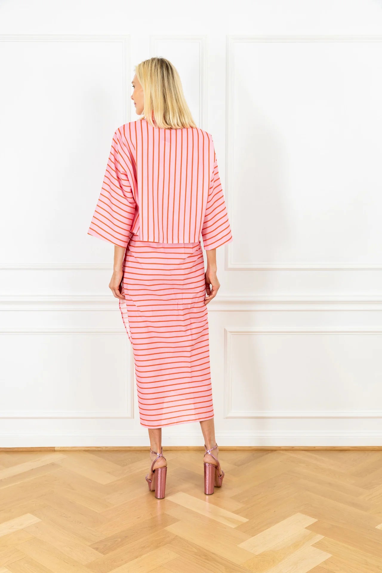 PINK STRIPED EVERYDAY SHIRT