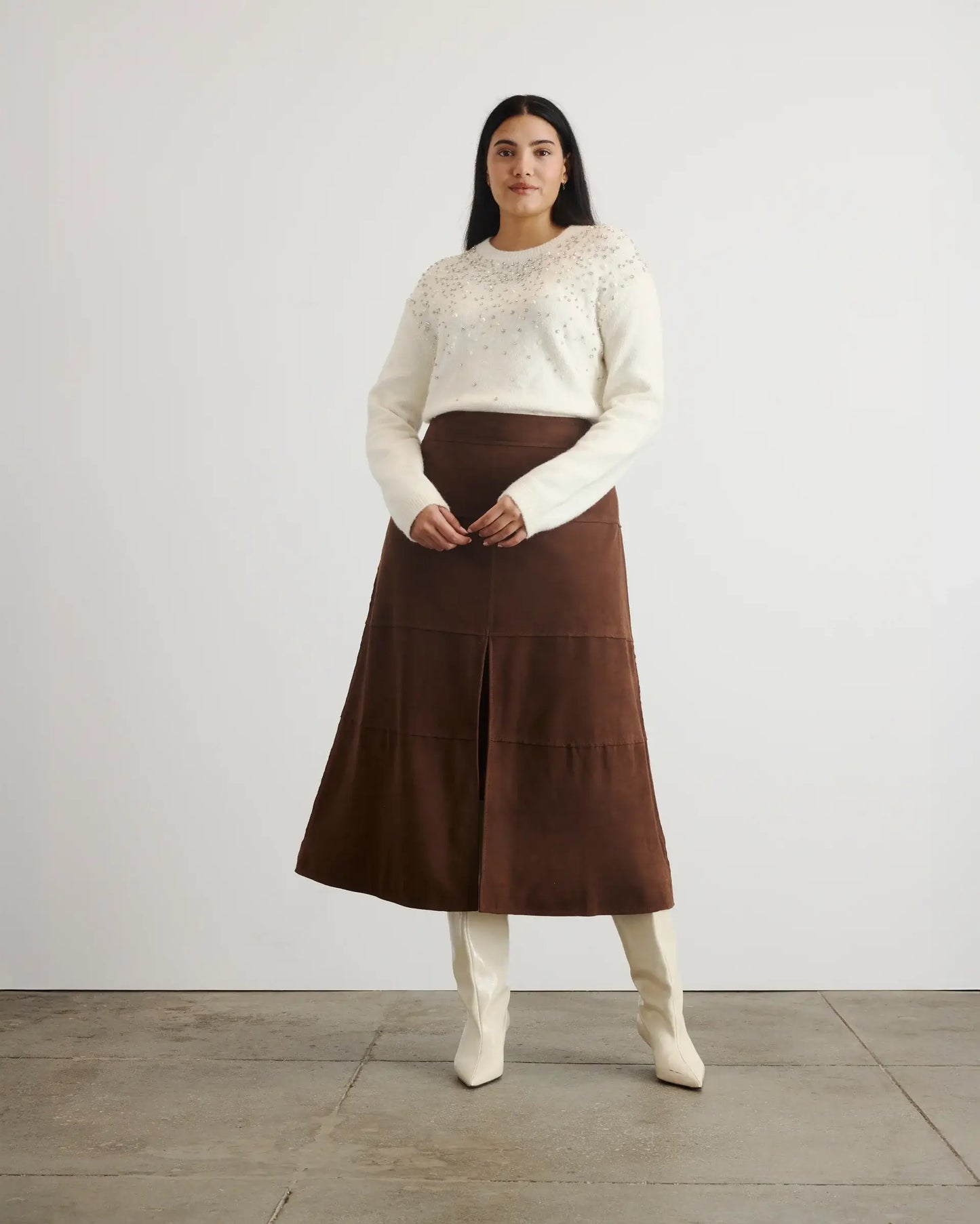 LEXIA EMBELLISHED SWEATER