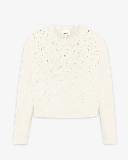 LEXIA EMBELLISHED SWEATER