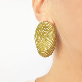 NULLI EARRINGS- LIME