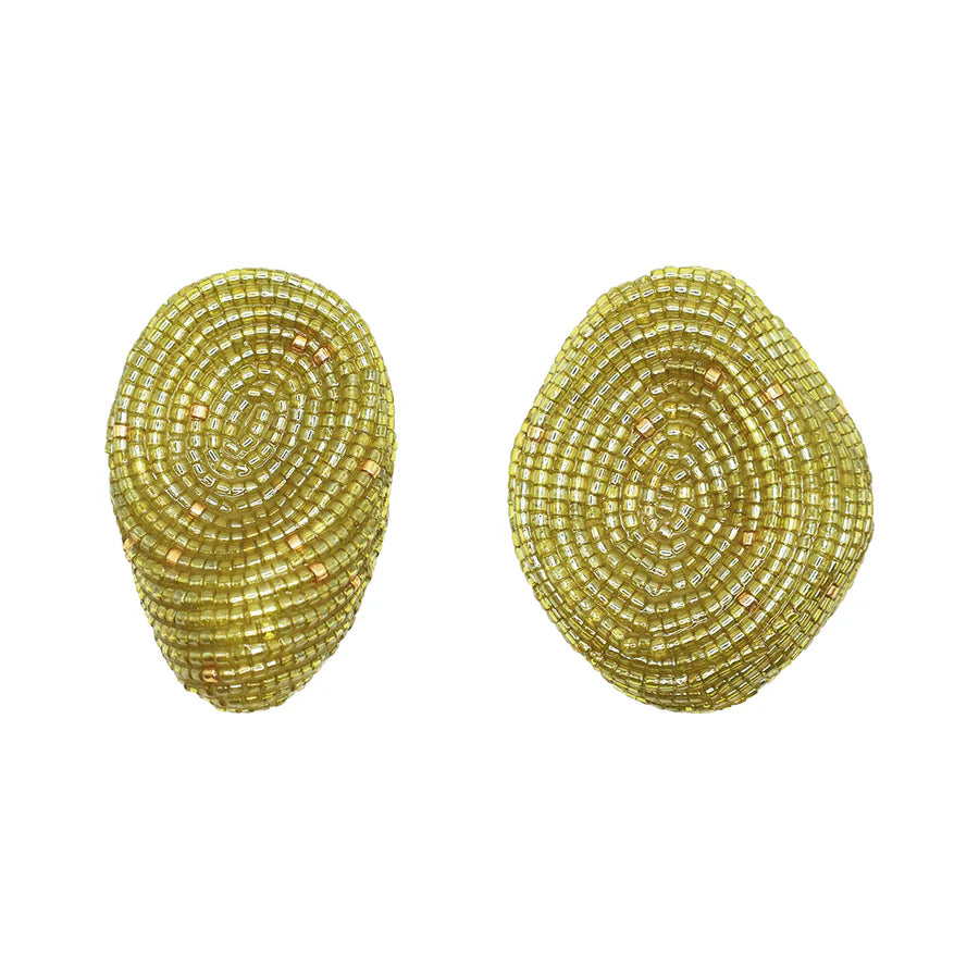 NULLI EARRINGS- LIME