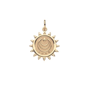 LOVE PETITE EMBELLISHED COIN ON 16-18" CLASSIC ROLO CHAIN