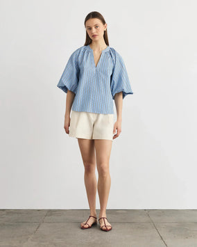 MARINE TOP-CLOUDY BLUE/OPTIC WHITE