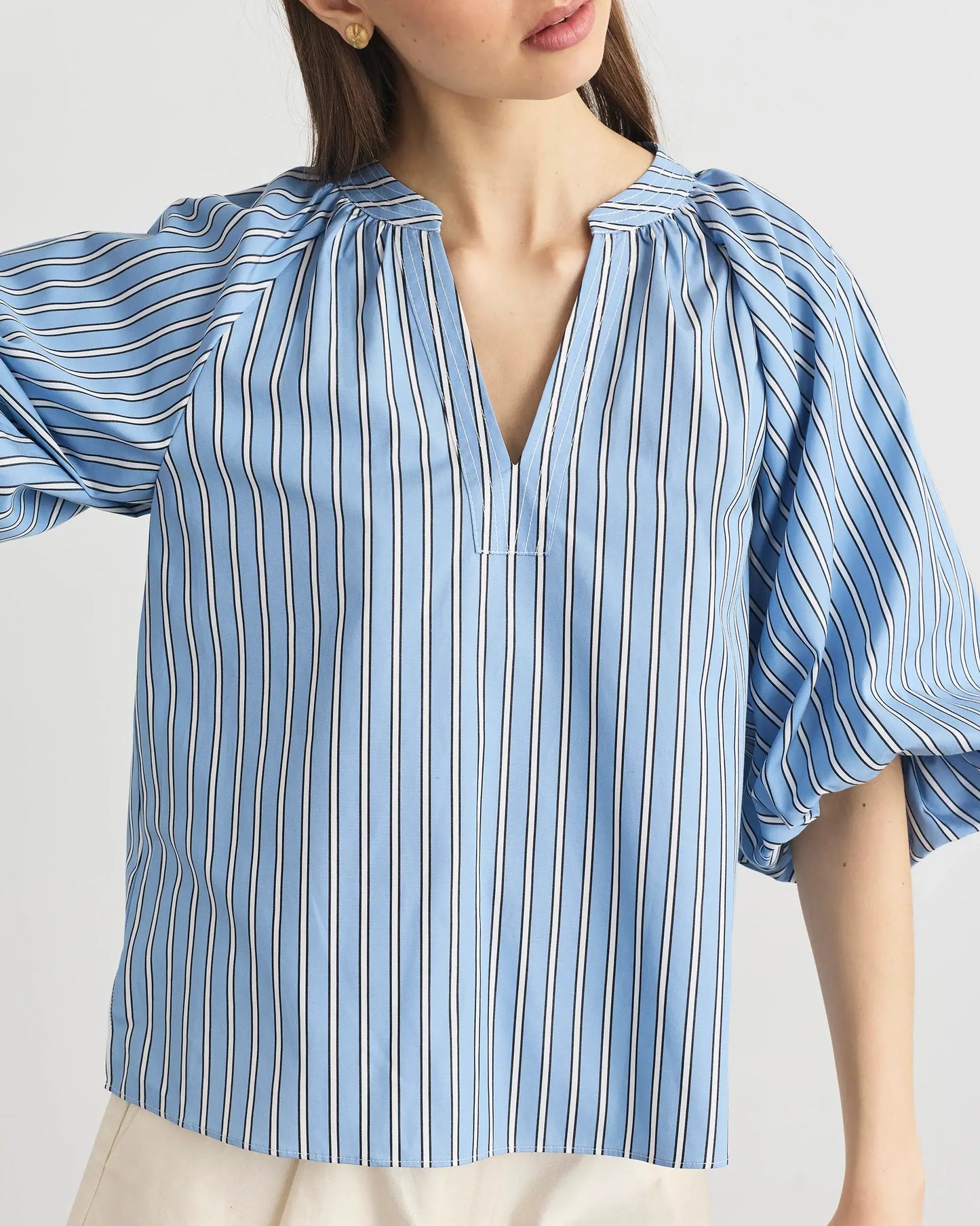 MARINE TOP-CLOUDY BLUE/OPTIC WHITE