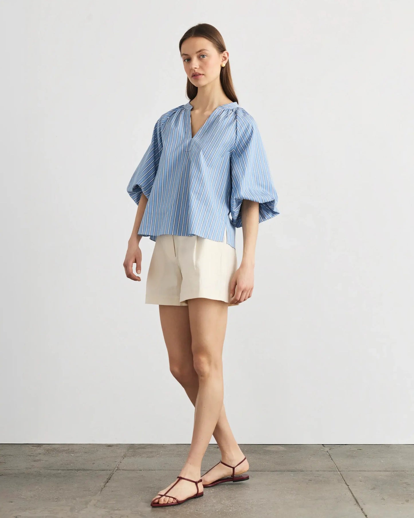 MARINE TOP-CLOUDY BLUE/OPTIC WHITE