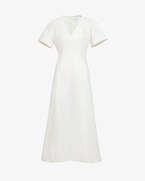 MIDI RENZO DRESS-CHALK CHALK