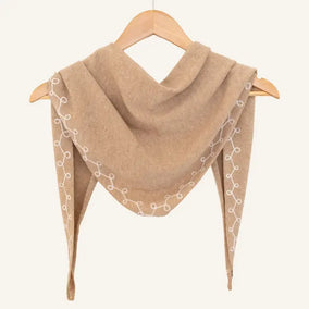 Stitched Cashmere in Oat