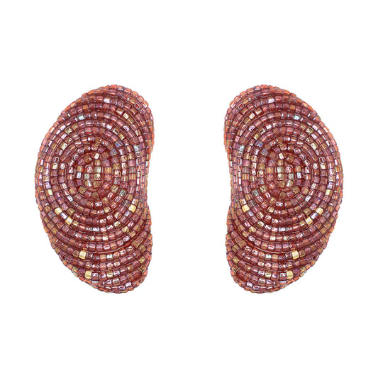 MINI MURA EARRINGS- MARSALA