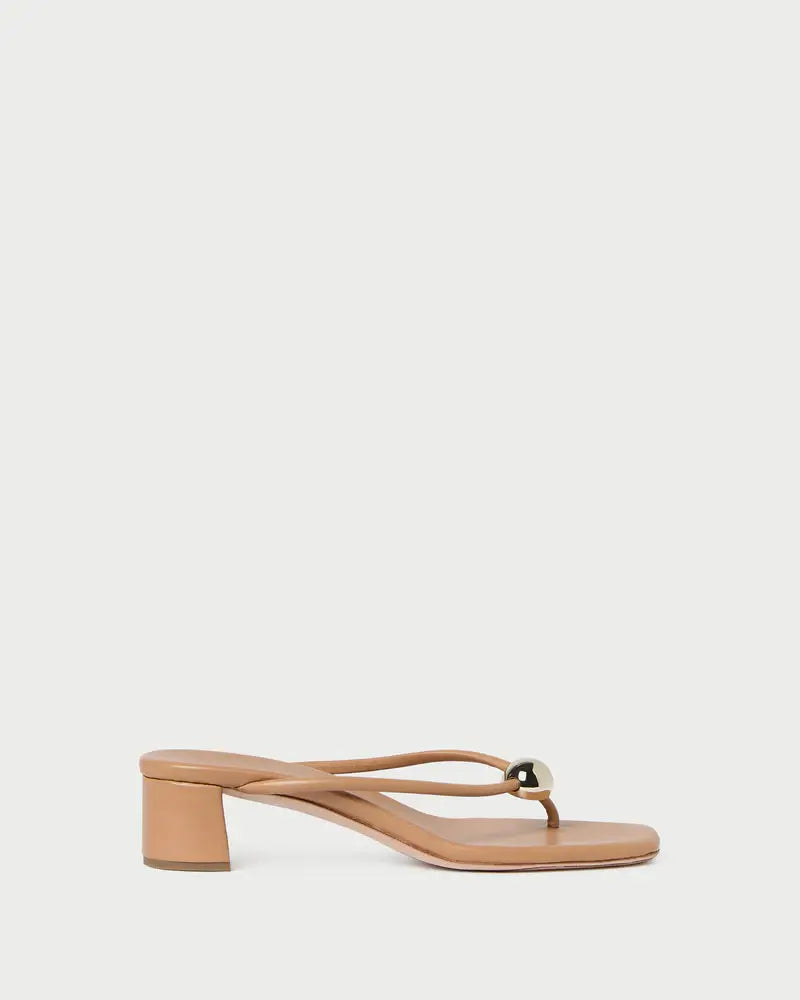 ODESSA HEELED MULE W/ HARDWARE