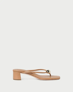 ODESSA HEELED MULE W/ HARDWARE