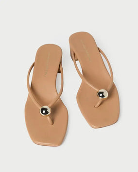 ODESSA HEELED MULE W/ HARDWARE