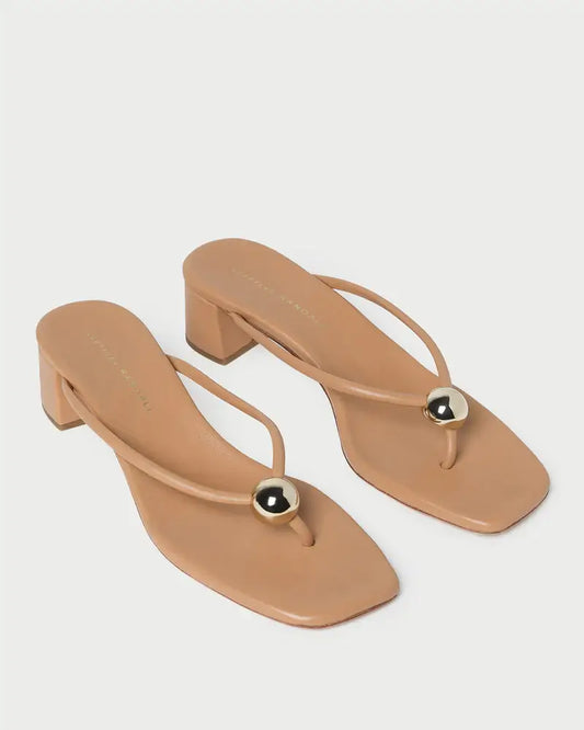 ODESSA HEELED MULE W/ HARDWARE