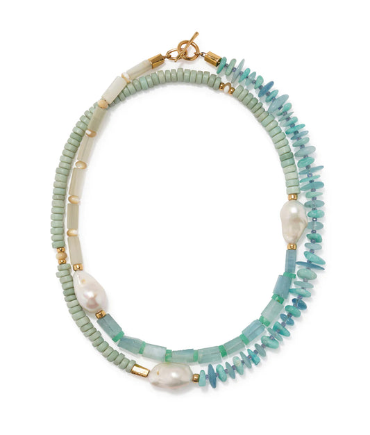 CABANA NECKLACE IN PRICKLY PEAR