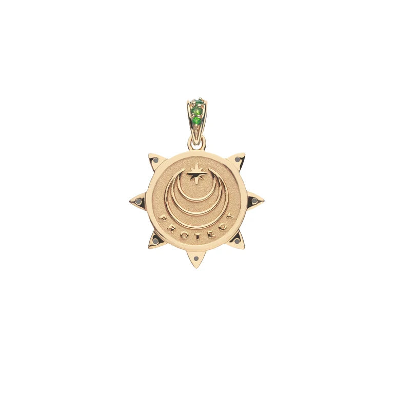 PROTECT PETITE EMBELLISHED COIN ON 16-18" CLASSIC ROLO CHAIN