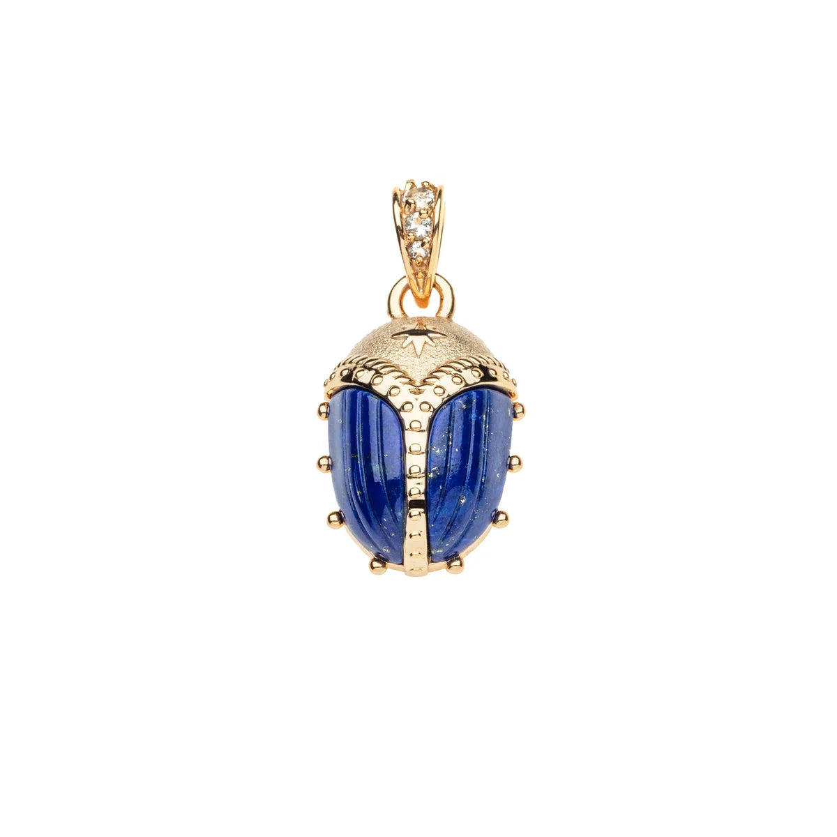 PROTECT GUARDIAN SCARAB PENDANT IN LAPIS