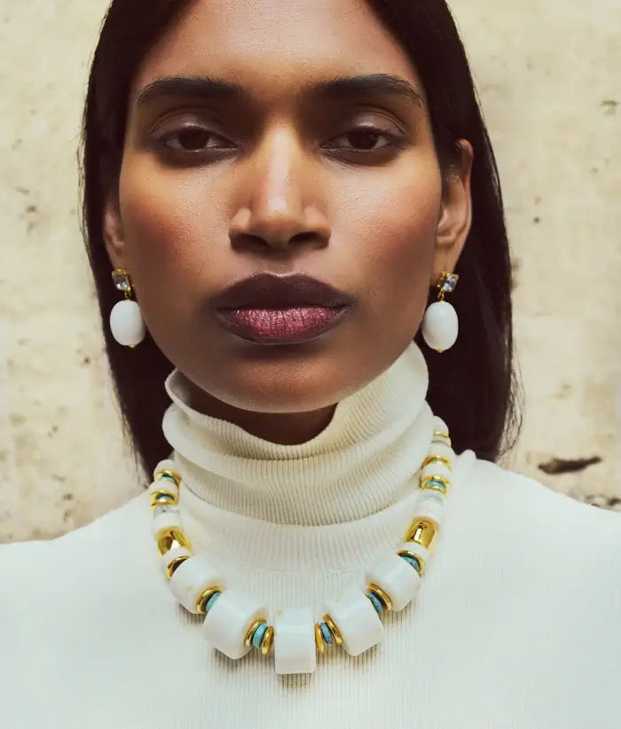 GRANADA NECKLACE IN BLANCO