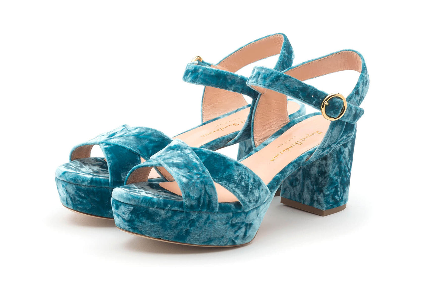 DEIDRE CRUSHED VELVET PLATFORM