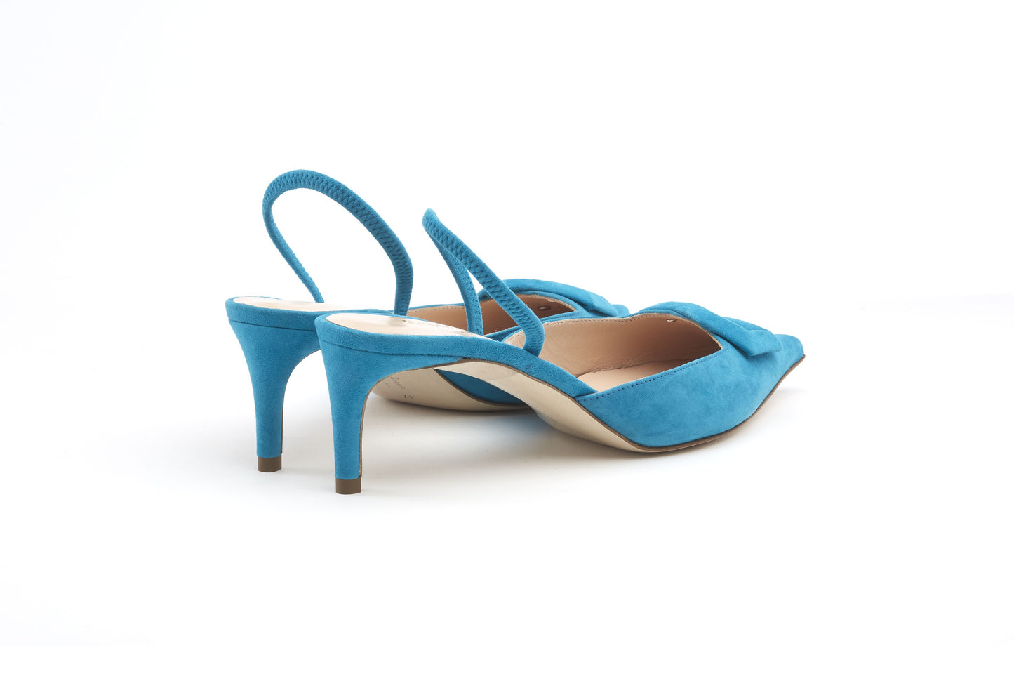 AMINTA BLUE SUEDE SLINGBACK