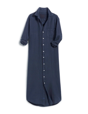 RORY MAXI SHIRTDRESS- NAVY