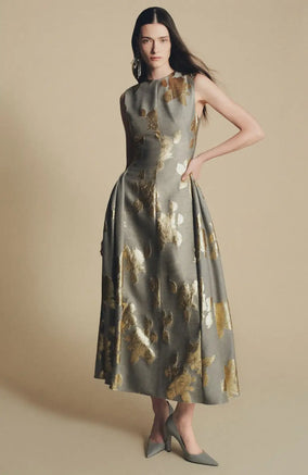 SLEEVELESS A LINE DRESS