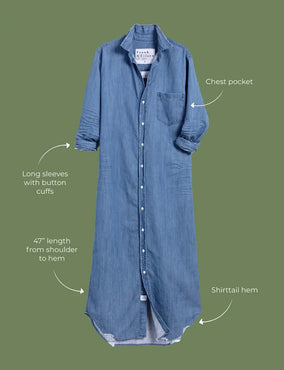 RORY MAXI SHIRTDRESS
