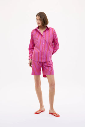 CHIARA LONG SLEEVE SHIRT - STRIPES
