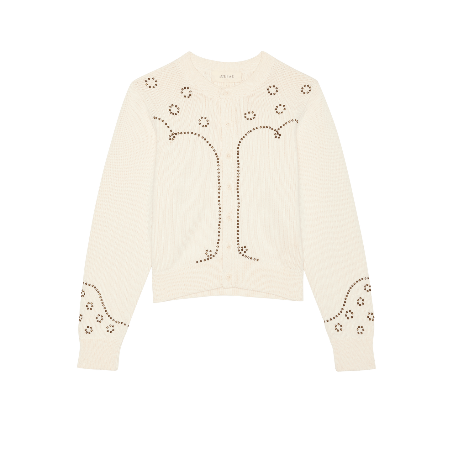 THE STUDDED CARDIGAN