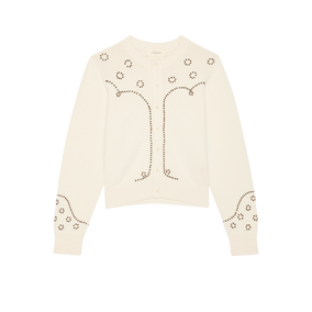THE STUDDED CARDIGAN