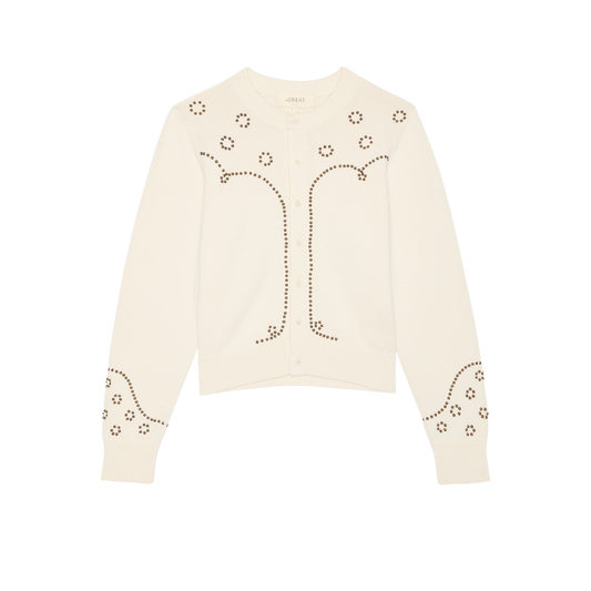 THE STUDDED CARDIGAN