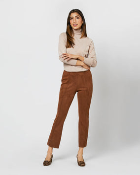 FAYE CROPPED SEAMED PANT