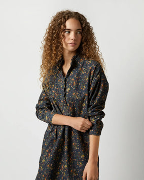 NICKY POPOVER DRESS- MULTI