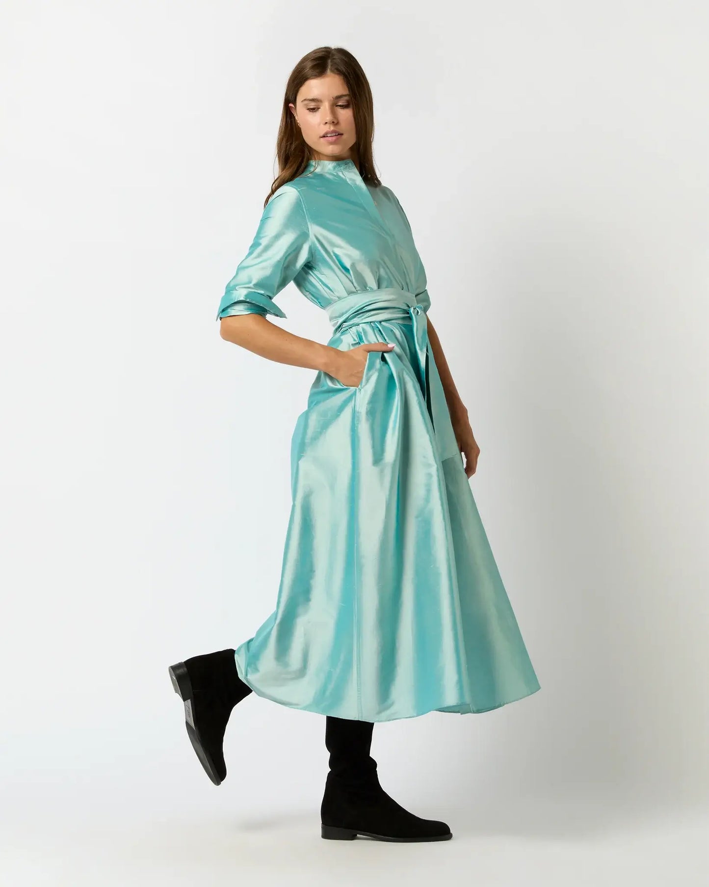 LONG-SLEEVED GIANNA MAXI DRESS