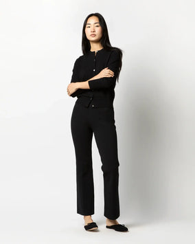 LARA PANT - BLACK SUPIMA COTTON