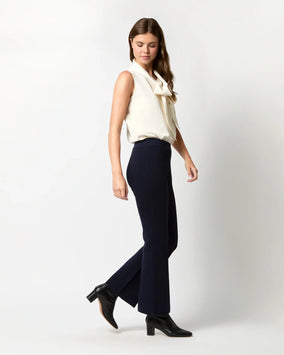 LARA PANT - NAVY SUPIMA COTTON