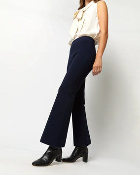 LARA PANT - NAVY SUPIMA COTTON