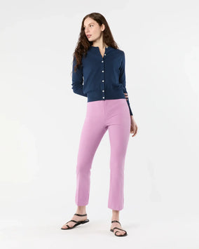FAYE FLARE CROPPED PANT- ORCHID