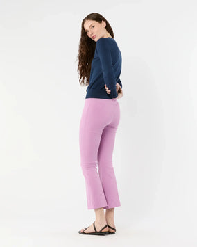 FAYE FLARE CROPPED PANT- ORCHID