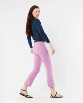 FAYE FLARE CROPPED PANT- ORCHID