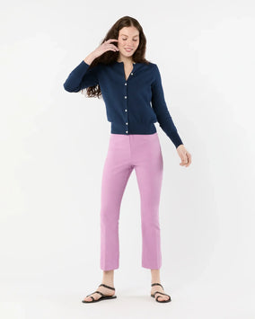 FAYE FLARE CROPPED PANT- ORCHID