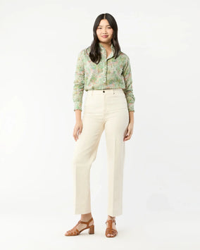 FRILL SHIRT- EDEN LIBERY FABRIC