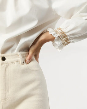 PHOEBE SMOCKING TOP